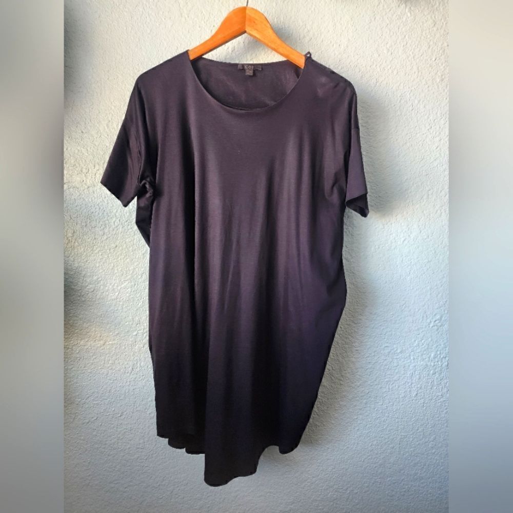 COS Oversized minimalist dress side pockets lagenlook leisure dress